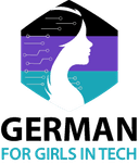German for Girls in Tech Logo